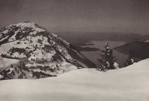 Rigi im Winter (m/w kuva) tekijältä Jean Gaberell