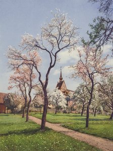 Sveitsi: St Chrischona lähellä Baselia (värikuva) tekijältä Jean Gaberell