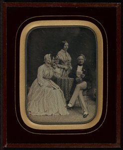 Muotokuva Jean Gabrielista ja Anne-Charlotte-Adélaide Eynardista Madame Charrièren kanssa tekijältä Jean Gabriel Eynard