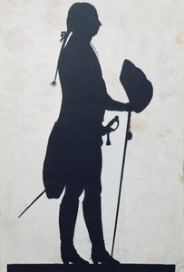 Miehen siluetti tekijältä Jean Gaspard Lavater