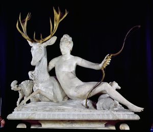 Diana hirven selässä (marmoria ja pronssia) (katso myös 148837)