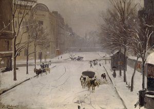 Rennes Raspail Crossroads, noin 1889 tekijältä Jean Henri Zuber