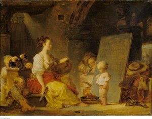 Fragonard - Say Please, noin 1780. tekijältä Jean Honore Fragonard
