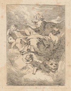 Pyhä Markus tekijältä Jean Honoré Fragonard after Giovanni Lanfranco