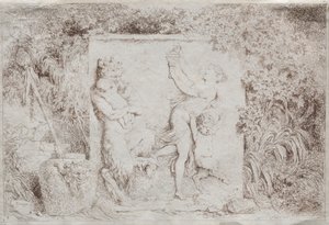 bachchanal tekijältä Jean Honore Fragonard