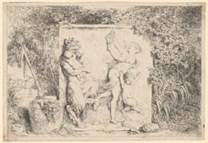 Satyyrien tanssi tekijältä Jean Honore Fragonard