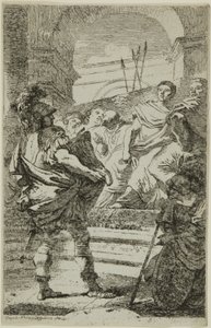 Fabius Maximus Kartagon senaatin edessä tekijältä Jean Honore Fragonard