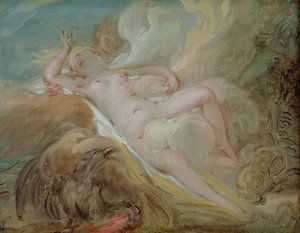Jupiter ja Io tekijältä Jean Honore Fragonard