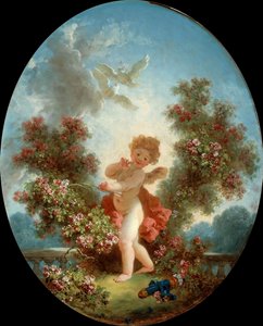 Amor vartijana, n. 1780. tekijältä Jean Honore Fragonard