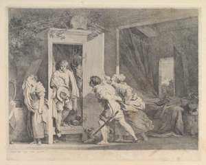 Kabinetti, 1778. tekijältä Jean Honore Fragonard