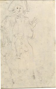 Mies hevosen selässä [versio] tekijältä Jean Honore Fragonard