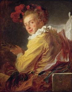 Musiikki, muotokuva Monsieur de la Bretechestä, Saint-Nonin aputin veljestä, 1769
