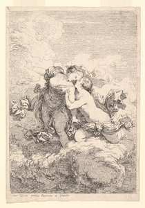 Mytologinen kohtaus, mahdollisesti Diana Seducing Callisto, n. 1764. tekijältä Jean Honore Fragonard