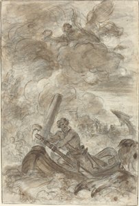 Orlando tappaa örkin ankkurilla tekijältä Jean Honore Fragonard