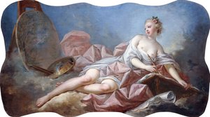 Maalauksen personifikaatio, tekijältä Jean Honore Fragonard