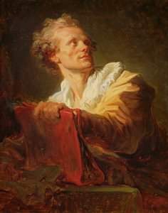 Nuoren taiteilijan muotokuva, jonka oletetaan olevan Jacques-Andre Naigeon (1738-1810)