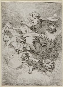 Pyhä Markus tekijältä Jean Honore Fragonard