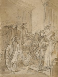 Lähtö linja-autolla tekijältä Jean Honore Fragonard