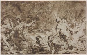 Decius Musin hautajaiset tekijältä Jean Honore Fragonard