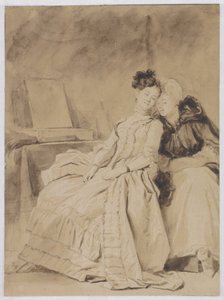 Intiimi keskustelu, noin 1778 tekijältä Jean Honore Fragonard