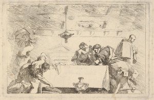 Viimeinen ehtoollinen, n. 1761-64. tekijältä Jean Honore Fragonard