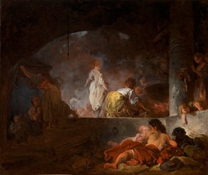 Pesumiehet tekijältä Jean Honore Fragonard