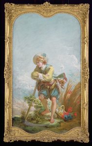 Huonekalut ja erilaiset esineet 1100- ja 1300-luvuilta tekijältä Jean Honore Fragonard