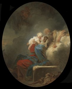 The Rest on the Flight to Egypt, n.1774 tekijältä Jean Honore Fragonard