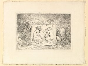 Satyrs-perhe, 1763. tekijältä Jean Honore Fragonard