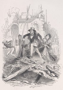 Pariisilainen ei voi vain osallistua vahvistusharjoitukseen, vaan hän hankkii turvallisuuden..., 1843. tekijältä Jean Ignace Isidore Gérard