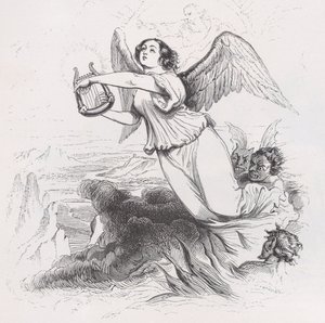 Karkotettu enkeli Bérangerin täydellisistä teoksista, 1836.