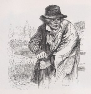 Vanha vagabond Bérangerin täydellisistä teoksista, 1836.