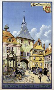 Pyhiinvaelluksen paluu Mont Sainte Odilesta Rosheimiin - Alsacen ja Lorraine