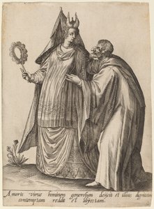 Rakkauden virus ihmiseen..., 1597. tekijältä Jean Jacques Boissard