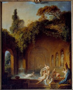 Nymfien kylpy Jean Jacques Francois Barbier l