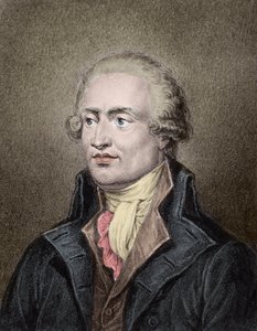 Marie Jean Antoine Nicolas de Caritatin muotokuva, markiisi de Condorcet (1743 - 1794) Kaiverrus Jean Jacques Frilley (1797-a1850) tekijältä Jean Jacques Frilley