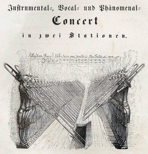 Instrumentaalinen laulu ja ilmiömäinen konsertti, 1844.