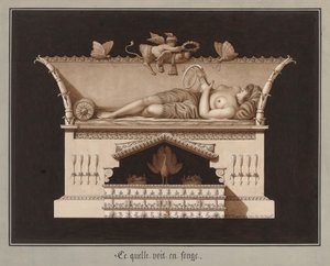 Mitä hän näkee unessa, noin 1794.