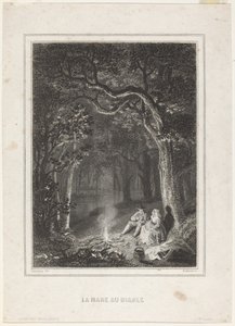 Paholaisen lampi tekijältä Jean Jacques Outhwaite, after Charles François Daubigny