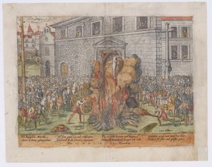 Anne du Bourgin teloitus 23. joulukuuta 1559 1568 tekijältä Jean Jacques Perrissin