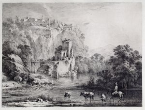 Ratsastaja, 1800 tekijältä Jean Jacques de Boissieu