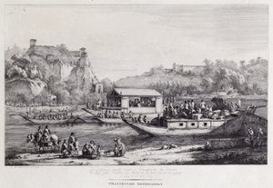 Veneretki Seine-joella, 1803 tekijältä Jean Jacques de Boissieu