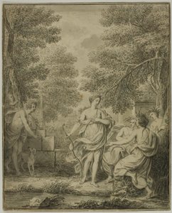 Diana ja Actaeon tekijältä Jean Jacques de Boissieu