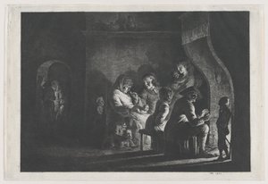 Ilta kylässä, 1800.
