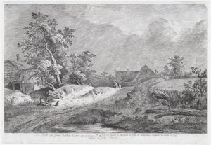 Vehnäpelto, 1772. tekijältä Jean Jacques de Boissieu