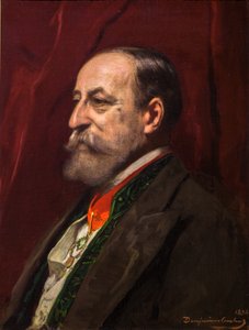Camille Saint-Saensin muotokuva tekijältä Jean Joseph Benjamin Constant