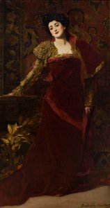Emma Calven muotokuva tekijältä Jean Joseph Benjamin Constant