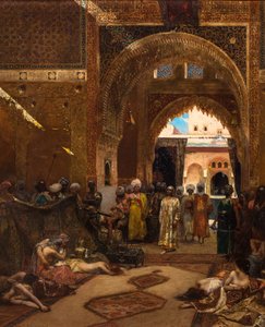 Päivä voiton jälkeen Alhambrassa - tekijältä Jean Joseph Benjamin Constant