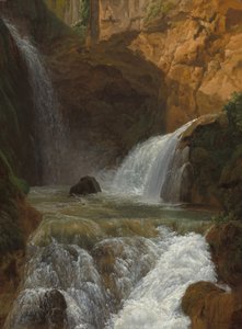 Näkymä Tivolin vesiputouksille, 1788. tekijältä Jean Joseph Xavier Bidauld