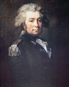 John Graves Simcoe (väri litho) tekijältä Jean Laurent (after) Mosnier
